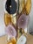 Contemporary Brass Murano Glass Flame Lamps, Italy - a Pair EU Wired For Sale - Image 4 of 13
