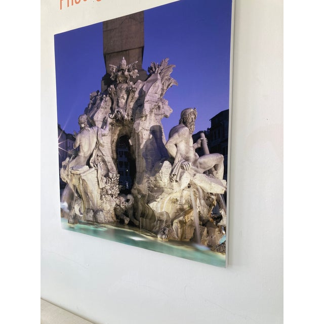 William Gray Harris Photograph on Canvas “ Four Rivers Fountain, Piazza Navona" artist’s proof. Medium size canvas wrapped...