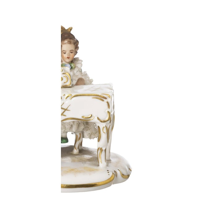 Vintage Porcelain Musicians Model For Sale - Image 4 of 8