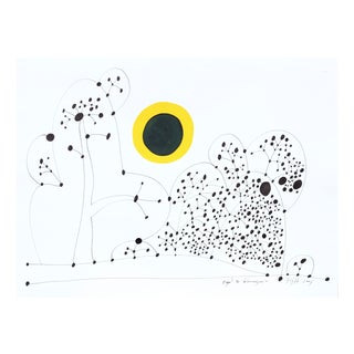 Andrzej Fogtt, Garden in Kuraszewo, 2003, Ink & Acrylic & Paper For Sale