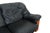 Vintage Two-Seater Sofa in Black Leather by Paolo Gucci for Formitalia, Italy, 1991 For Sale - Image 10 of 18