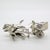 Silver Vintage Italian Handmade Silver Roman Biga Chariot with Horses Figurine, Tuscany, 1970s For Sale - Image 8 of 13