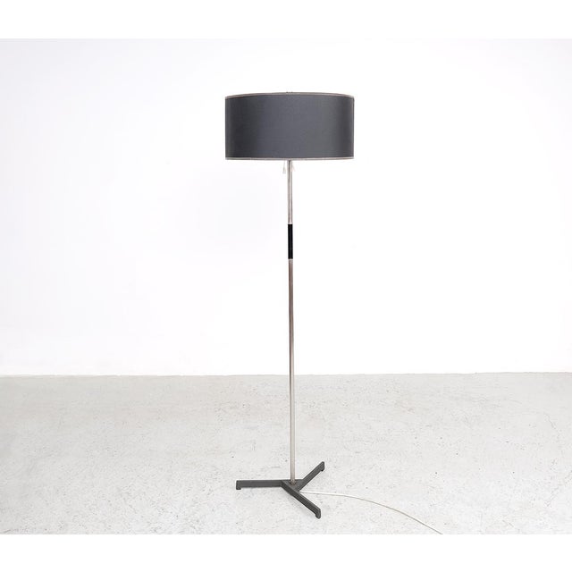Vintage Metal Floor Lamp with Star Base, 1960s For Sale - Image 9 of 9