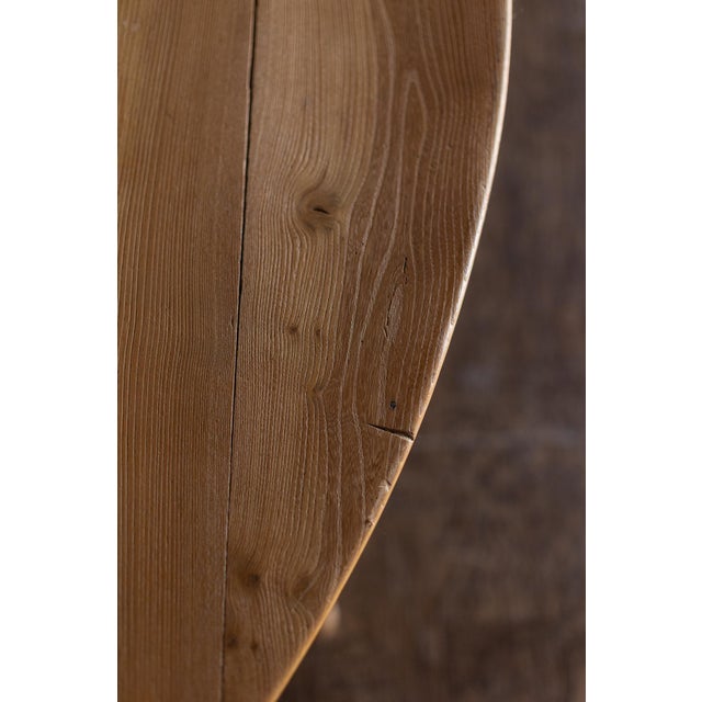 Early 20th Century Early 20th Century Pine Louis Phillpe Oval Table For Sale - Image 5 of 14