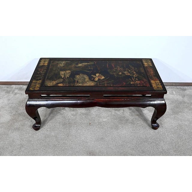 Lacquered Wooden Coffee Table, China, 1960s For Sale - Image 15 of 18