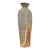 18” Signed Studio Pottery Sculptural Ceramic Vase in Neutral Sand & Stone Glaze For Sale