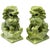 Chinese Carved Jade Stone Guardian Lion Figurines - a Pair For Sale - Image 13 of 13