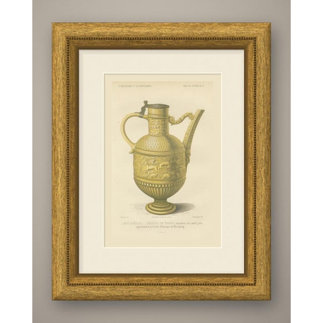 This is an original antique chromolithograph, printed in colors, from le moyen âge et la renaissance, lettered "(xvie...