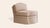 Contemporary Rose Linen Felix Slipper Chair by Ceraudo For Sale - Image 3 of 7