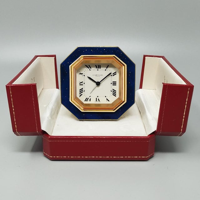 Vintage Pendulette Alarm Clock by Cartier, 1980s For Sale - Image 7 of 10