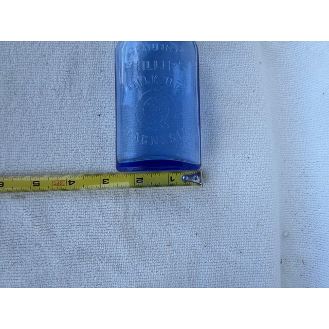 Antique Phillips Milk of Magnesia Bottles For Sale - Image 9 of 12