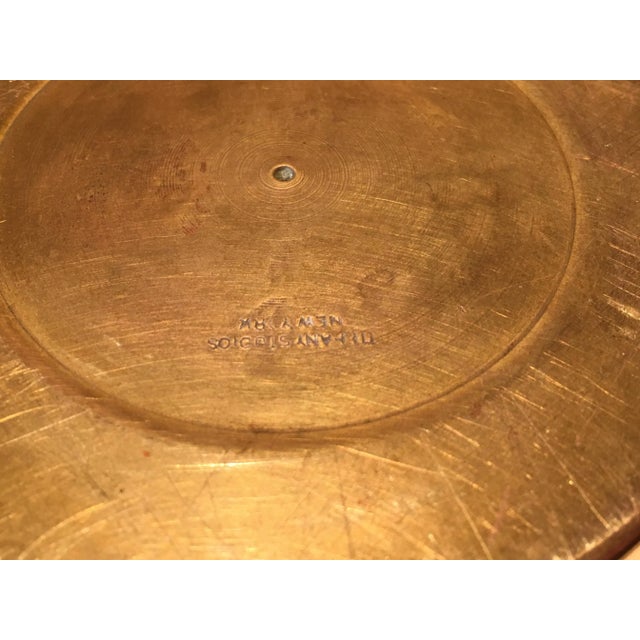 Antique Tiffany Studios Solid Brass Apothecary Mortar & Pestle For Sale - Image 10 of 12