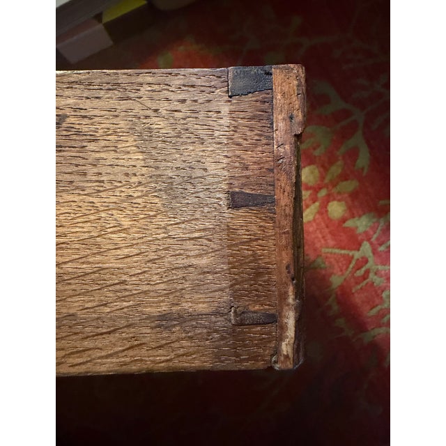 Antique Federal Style Mahogany Sideboard With Brass Hardware For Sale - Image 14 of 15