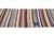 Mid 20th Century Colorful Striped Vintage Rag Runner For Sale - Image 4 of 7