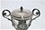 Compote in Cut Glass and Structure in Embossed Silver For Sale - Image 3 of 7