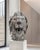 One-of-a-kind contemporary lion head sculpture handcrafted from recycled steel, featuring a powerful frontal composition...