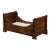 French Louis Philippe Walnut Sleigh Daybed For Sale