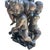 Monumental Large Scale Italian Carved Wood Putti Pedestal Sculpture For Sale In West Palm - Image 6 of 10