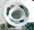 Vintage Chinese Famille Verte Bok Choy Porcelain Candlestick Holders - A Pair For Sale - Image 14 of 14