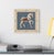 Atelier Aria Lumae Antique Americana Carousel Horse Fine Art Gallery Board Print With Integrated Decorative Border Design 24 X 24 For Sale - Image 4 of 10