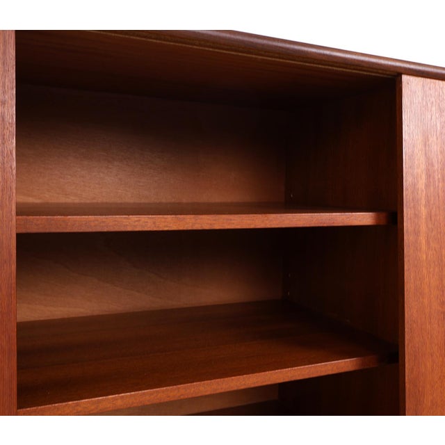 Danish Teak Highboard with Bar Section, 1960s For Sale - Image 11 of 16