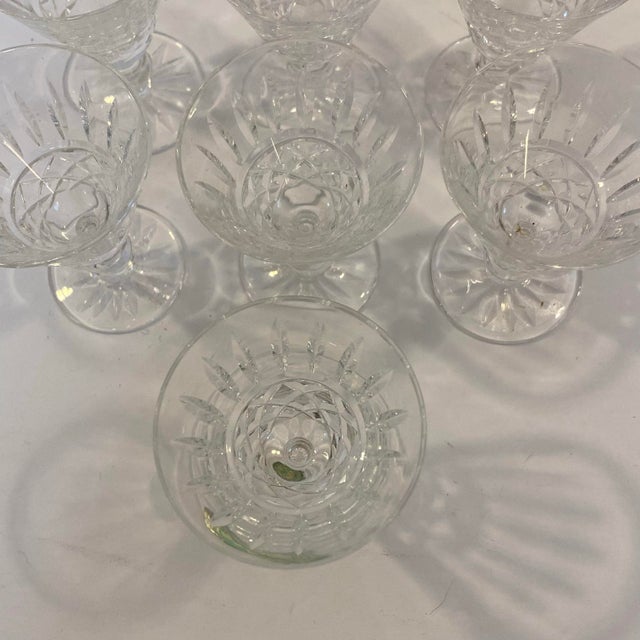 English 1970s Waterford Tramore Cut Crystal Liqueur Cordials - Set of 10 For Sale - Image 3 of 11