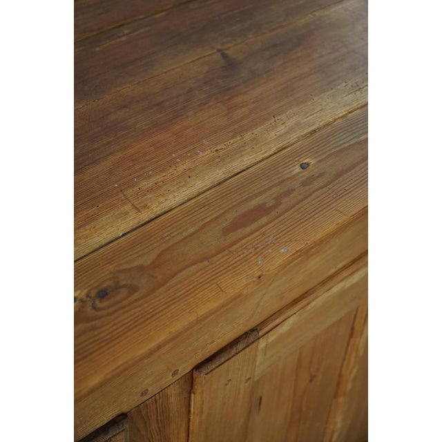 Antique Danish Wabi-Sabi Pine Cabinet with Paneled Doors, Late 18th Century For Sale - Image 18 of 18