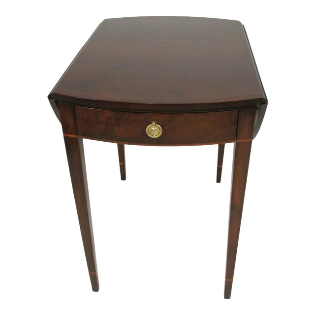 Beacon Hill Mahogany Oval Pembroke Table For Sale