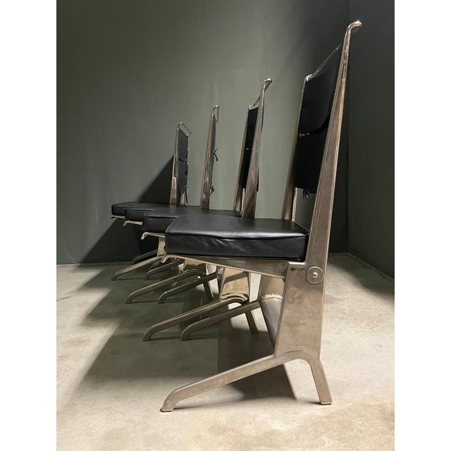 Vintage Folding Chairs by Jean Prouvé for Tecta, 1983, Set of 4 For Sale - Image 6 of 9