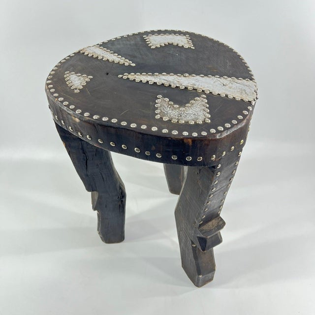 Early 20th Century Tabwa Wood Stool For Sale In Denver - Image 6 of 14