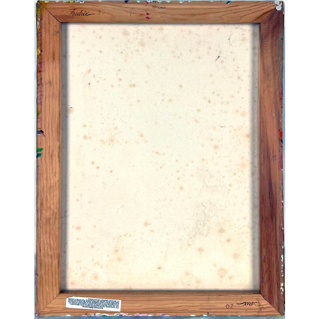 1990s "Cascade" Abstract Expressionist Original Painting by Charles David Francis For Sale - Image 5 of 5