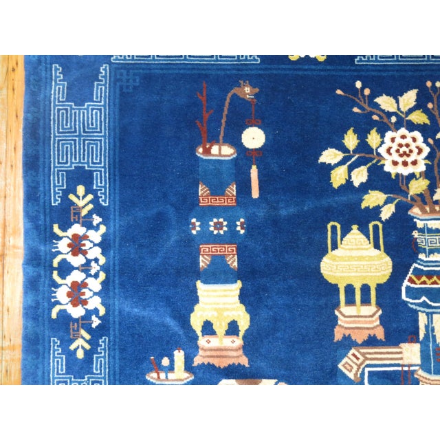 Zabihi Collection Vintage Chinese Rug - 5'4" x 7'6" For Sale - Image 9 of 18