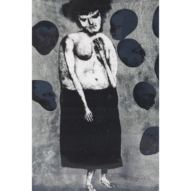 Federico Castellon (US/Spain 1914-1971) A surrealistic lithograph by noted artist Federico Castellon from his self...