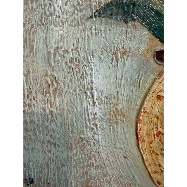 Original Floral Oil Painting “Golden Bloom” by Alena Kalen Framed Textured, Coa For Sale - Image 4 of 13