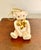 Herend Butterscotch Fishnet Teddy Bear Ornament With "First of First Edition" Stamp For Sale In San Diego - Image 6 of 6