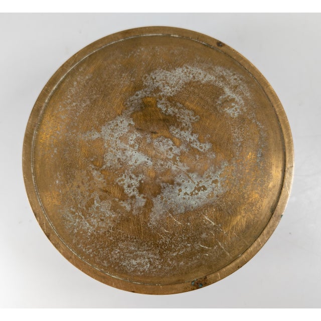 20th Century Gorham Bronze Wine Bottle Coaster With Neoclassical Theme For Sale - Image 13 of 14