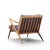 Brown Poul Jensen for Selig Mid Century Walnut Z Lounge Chairs - Pair For Sale - Image 8 of 13