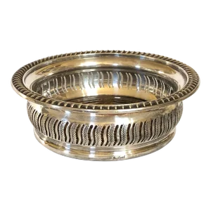 English Barker Brothers Birmingham Silver Wine Coaster