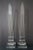 1970s Lucite Obelisks 45" High Maison Jansen Maison Charles Style a Pair For Sale - Image 5 of 13