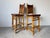 Coastal Vintage Coastal Organic Bamboo & Rattan With Leather Wrapped Bar Stools - A Pair For Sale - Image 3 of 13