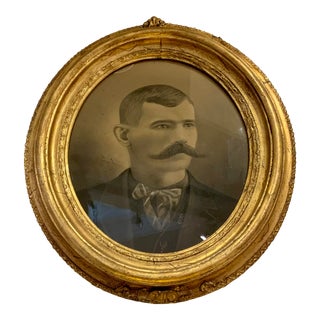 Late 19th Century Framed Portrait of a Man For Sale