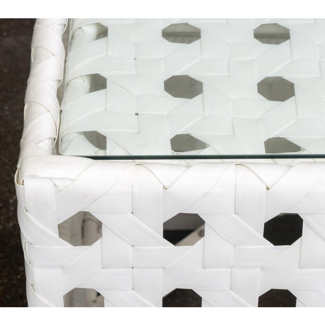 Glass Skyline Design Glass Top Side Tables, Pair For Sale - Image 7 of 9