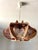 Beige Scandinavian Pendant Light in Wood and Stretched Wire, 1970 For Sale - Image 8 of 12