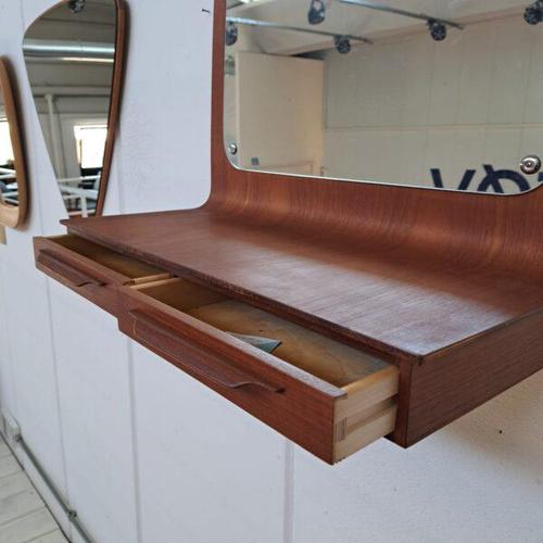 Mirror with Drawers by Johannes Anderson For Sale - Image 3 of 8