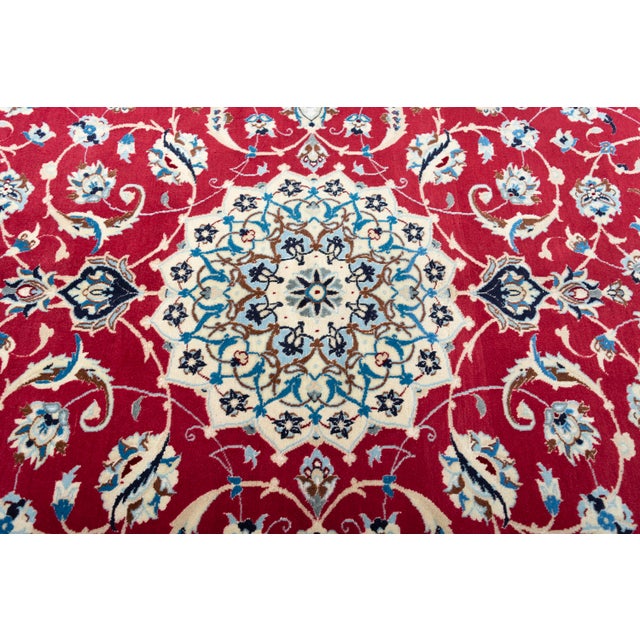 Handknotted Rug with Silk For Sale - Image 6 of 13