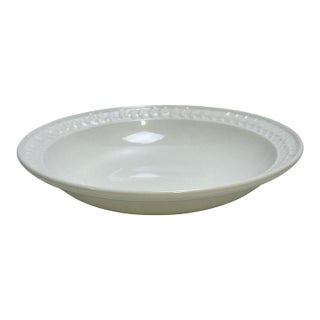 1990s Portmeirion 'Options' 1998-2006 Retired Embossed Smooth Laurel Rim Soup Bowl For Sale
