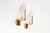 Brass and Glass Wall Lamps by Carl Fagerlund for Orrefors, 1970s, Set of 2 For Sale - Image 9 of 9