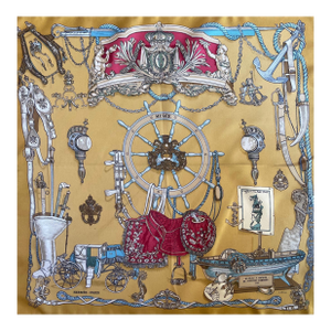 Hermès Gavroche Silk Scarf “Musée” 1962