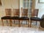 c.1940s Directoire Neoclassical French Regency Fruitwood Cane Back Dining Chairs, Set of 4 For Sale - Image 9 of 17