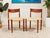 Mid 20th Century Danish Modern Teak Chairs With Seat For Sale - Image 4 of 6